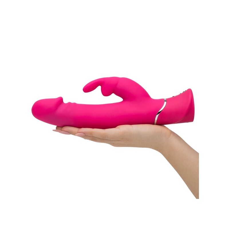 Wibrator - Happy Rabbit Realistic Dual Density Rabbit Vibrator Pink